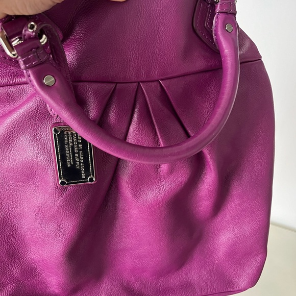 Marc by marc jacobs leather purple cross body bag - Picture 1 of 9